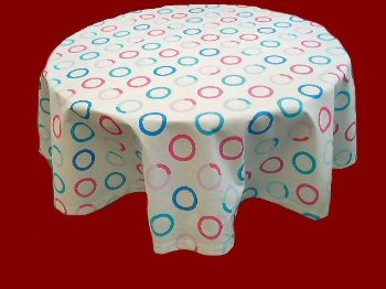 runde Tischdecke, N&auml;hservice Aurach