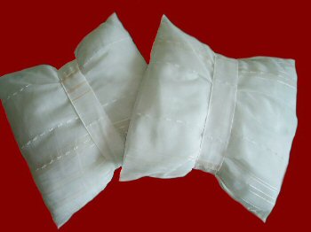 Kissen mit Zierband, N&auml;hservice Aurach