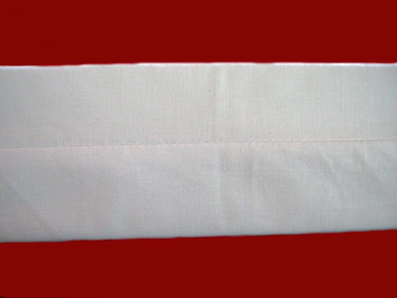 Vorderansicht Polsterkissen mit abgen&auml;hten Ecken, N&auml;hservice Aurach