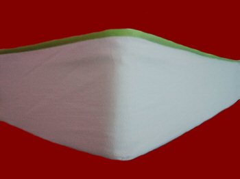 Polsterkissen mit Keder oben, Kederkissen, Eckansicht, N&auml;hservice Aurach