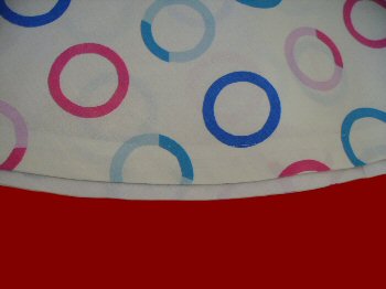 Schr&auml;gband f&uuml;r runde Tischdecken, Detailansicht, N&auml;hservice Aurach