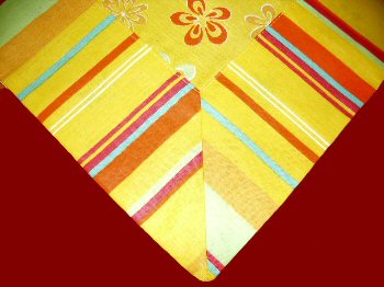 Vorderansicht, Ecke der Dekoration, Detailbild, N&auml;hservice Aurach