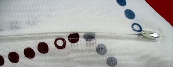 Rei&szlig;verschluss verdeckt eingen&auml;ht, N&auml;hservice Aurach