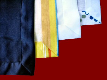 Briefecken verschieden, Detailansicht, N&auml;hservice Aurach