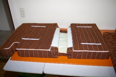 Schaumstoffteil mit Sonderform - N&auml;hservice Aurach