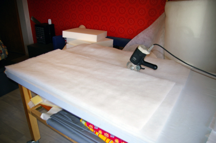 Polstervliesszuschnitt beim N&auml;hservice Aurach in Sugenheim - www.naehservice-aurach.de